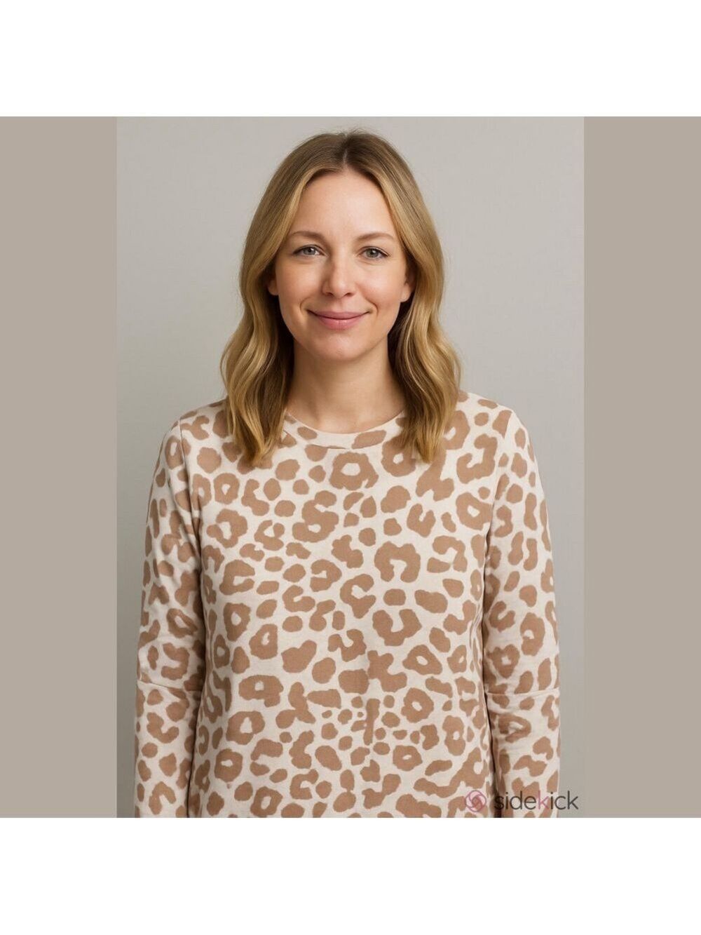 Bom Bom Animal Print Sweater Small - Picture 7 of 8